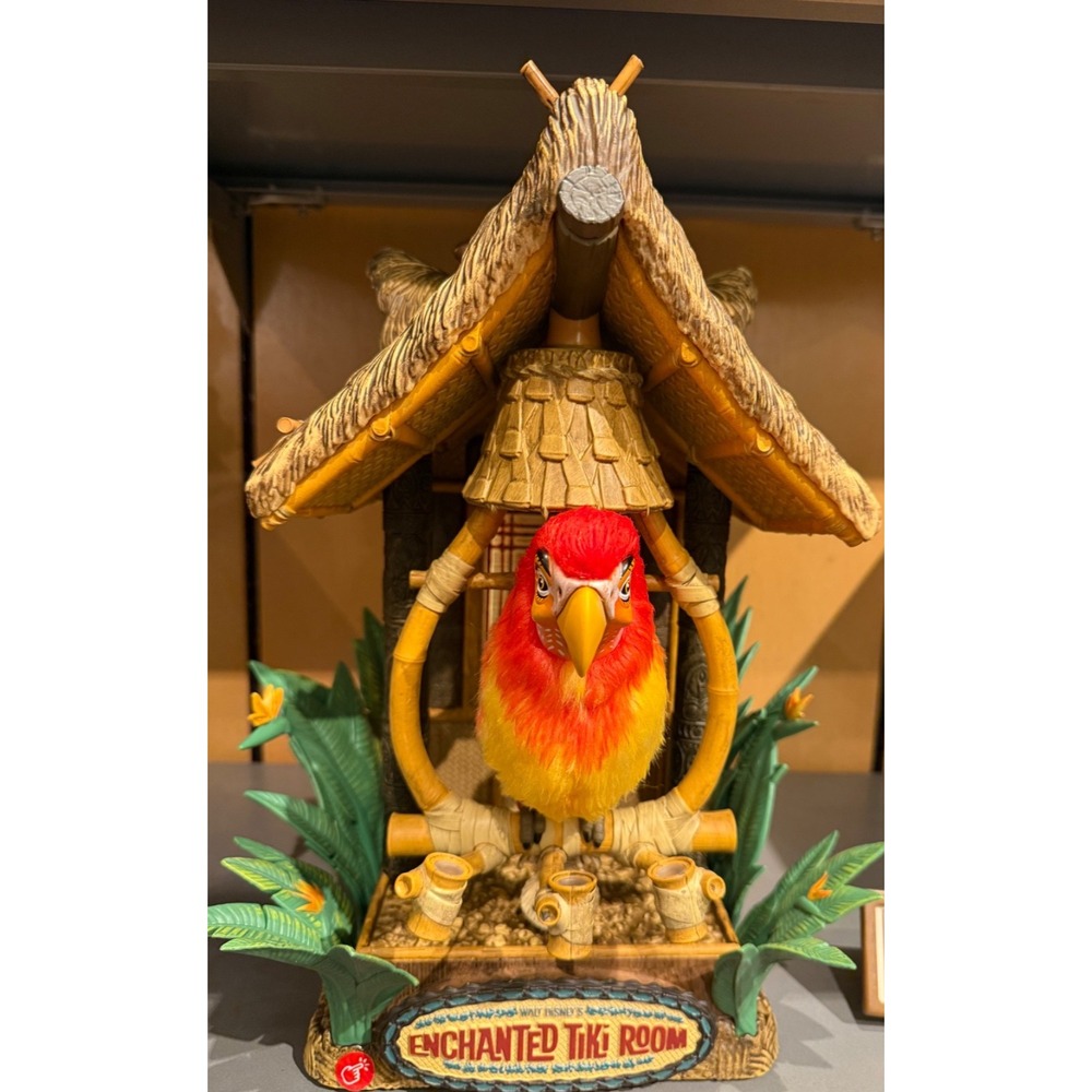 Disney Parks 2026 Enchanted Tiki Room Jose Light-Up Moves Singing Figurine Bird